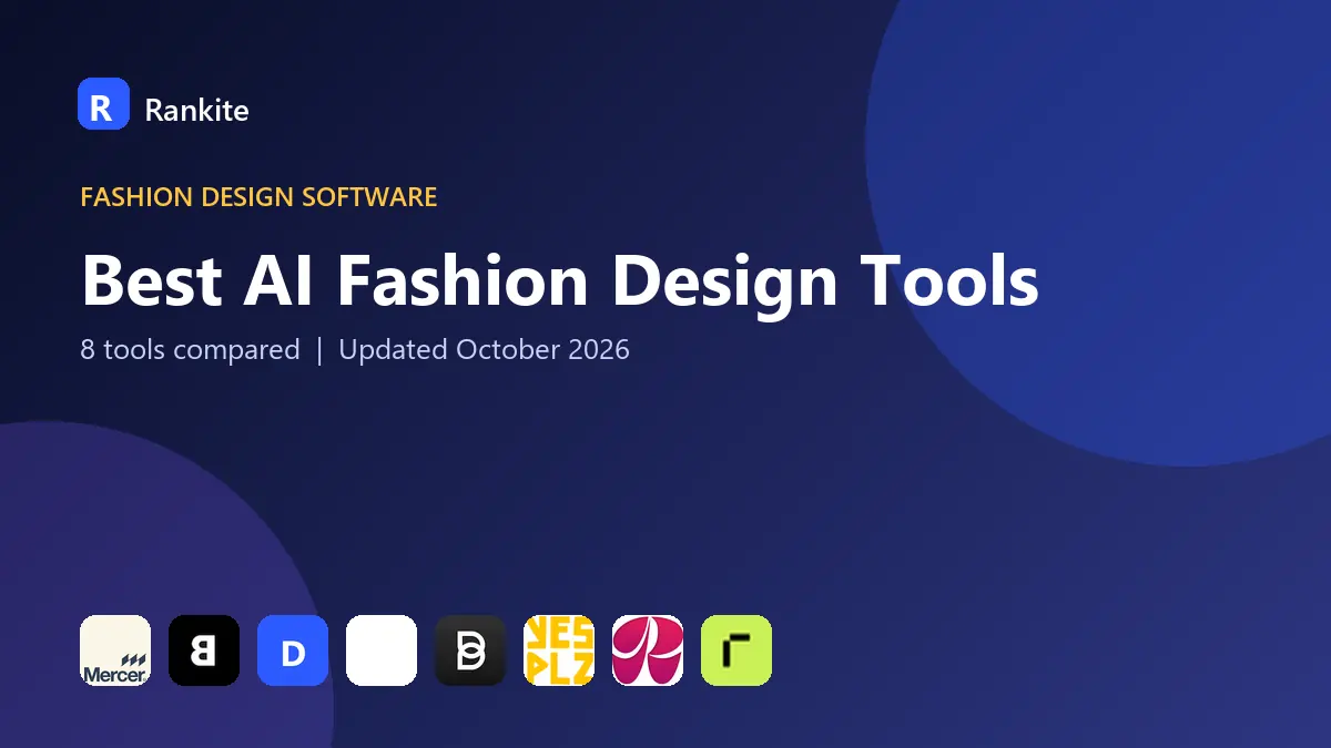 Best AI Fashion Design Tools in 2026: 8 Tools Compared