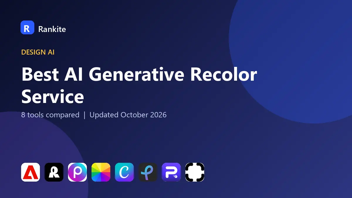 Best AI Generative Recolor Service in 2026: 8 Tools Compared