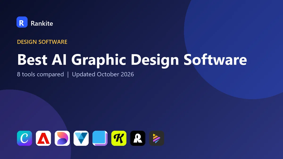 Best AI Graphic Design Software: 8 Tools Compared