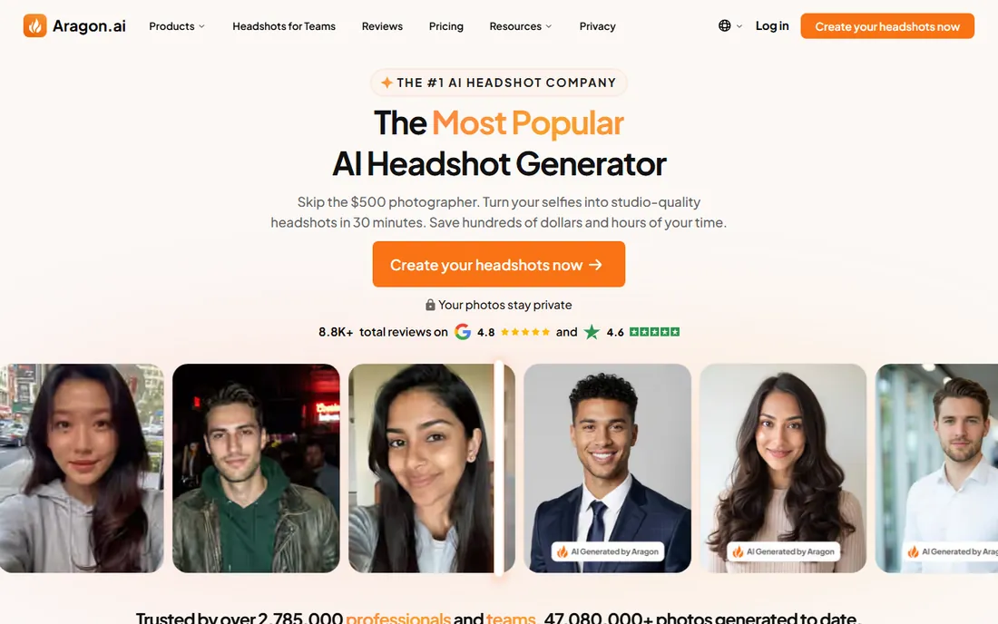 Aragon AI homepage