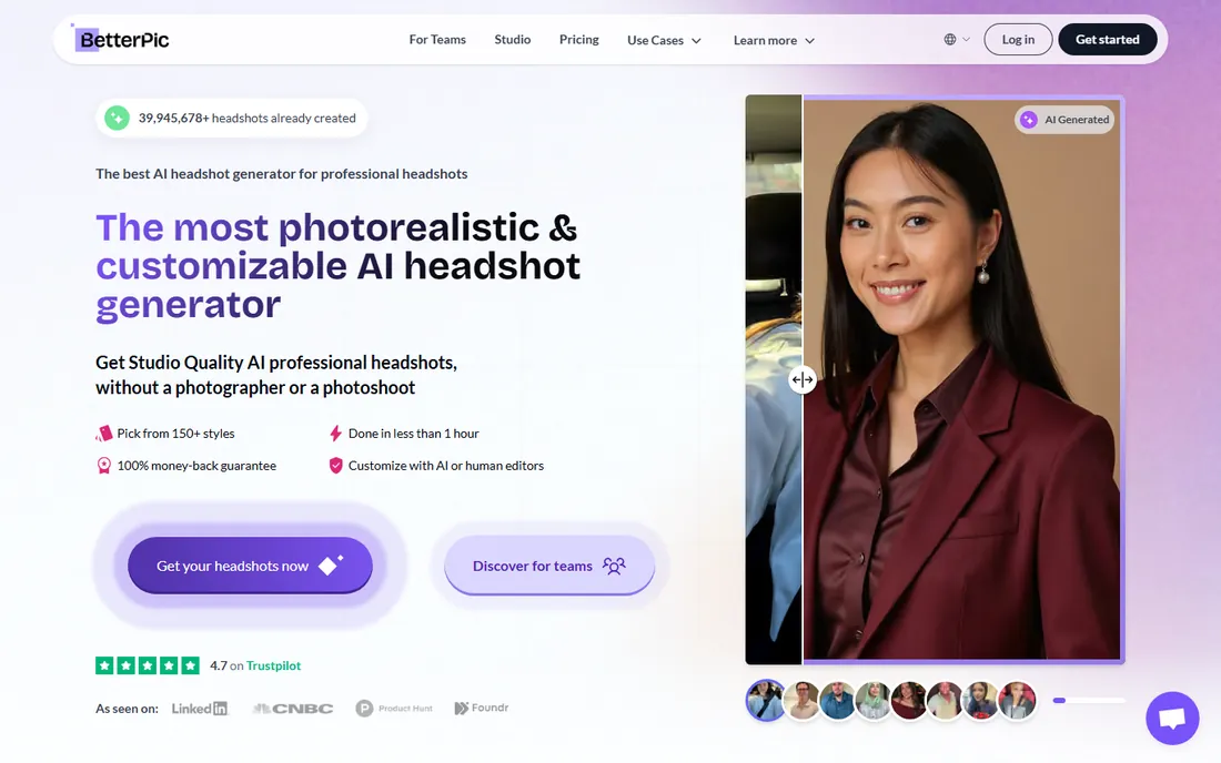 BetterPic homepage