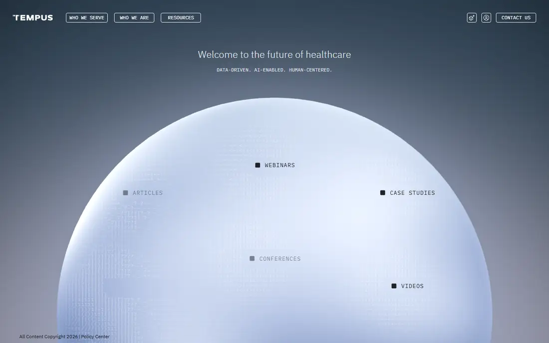 Tempus homepage