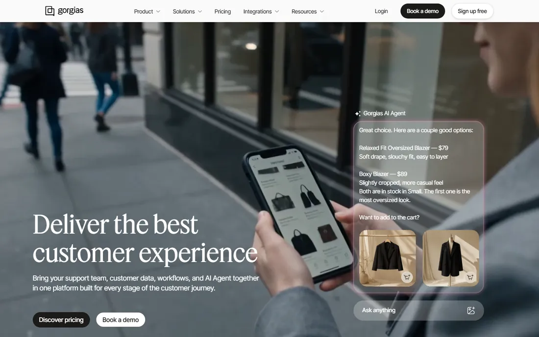 Gorgias homepage