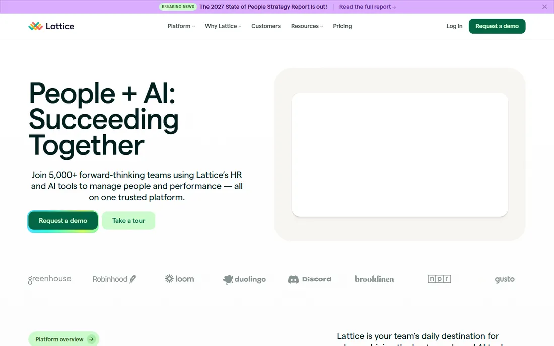 Lattice homepage