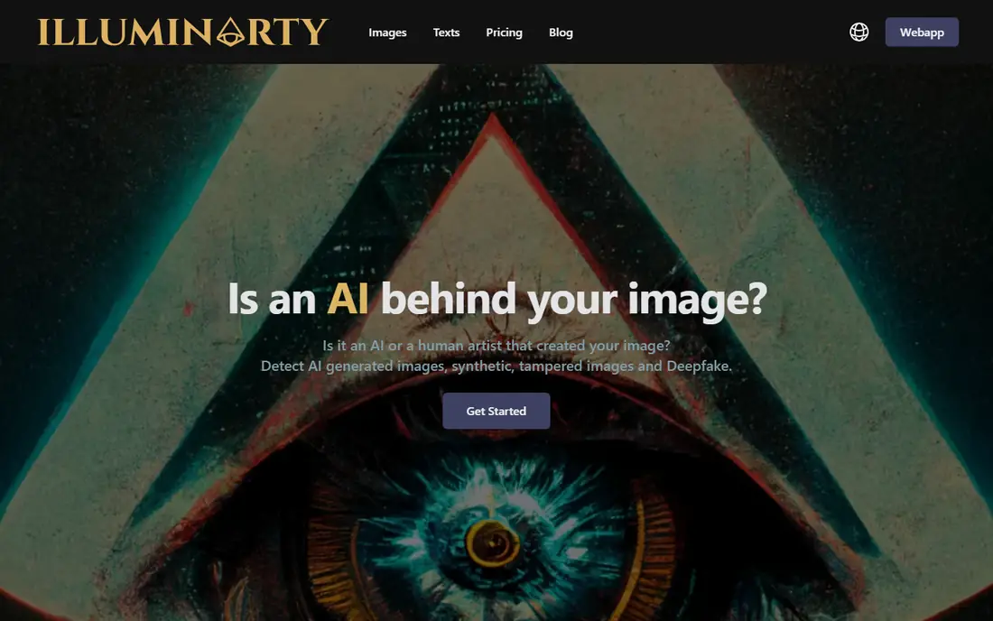 Illuminarty homepage