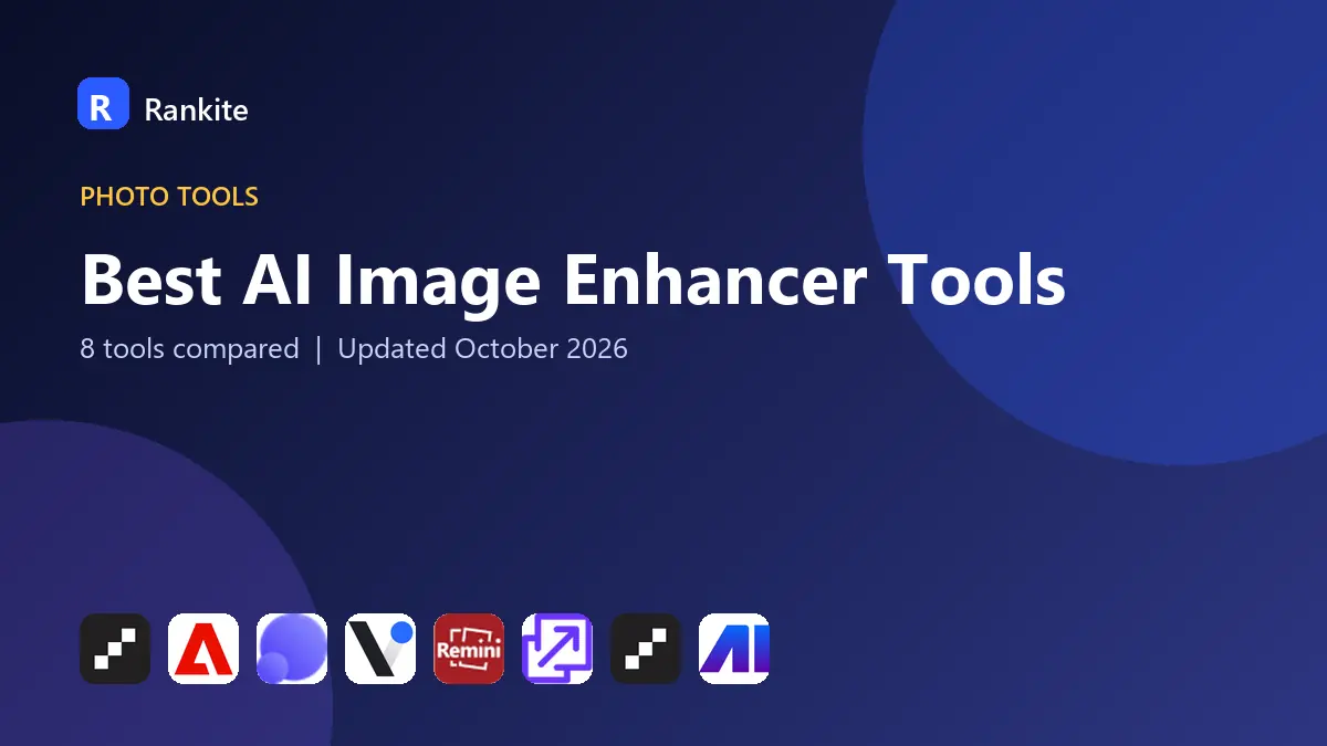 Best AI Image Enhancer Tools in 2026: 8 Tools Compared