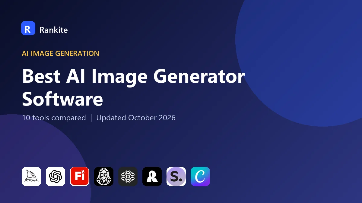 Best AI Image Generator Software in 2026: 10 Tools Compared