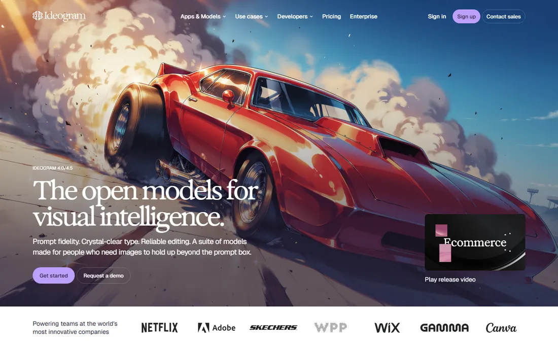 Ideogram homepage