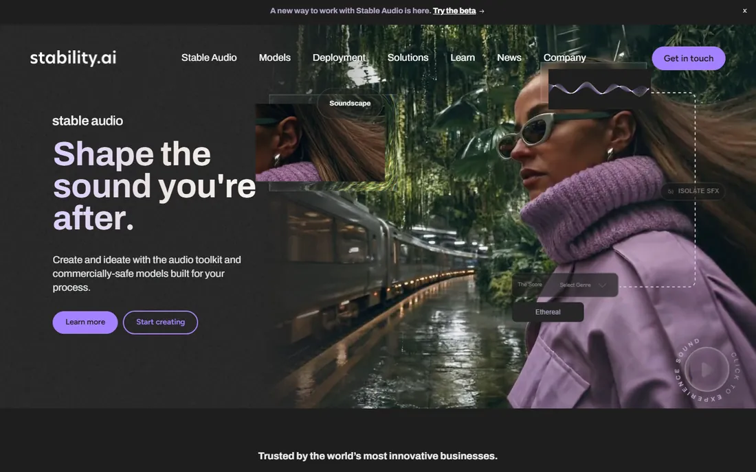 Stable Diffusion homepage
