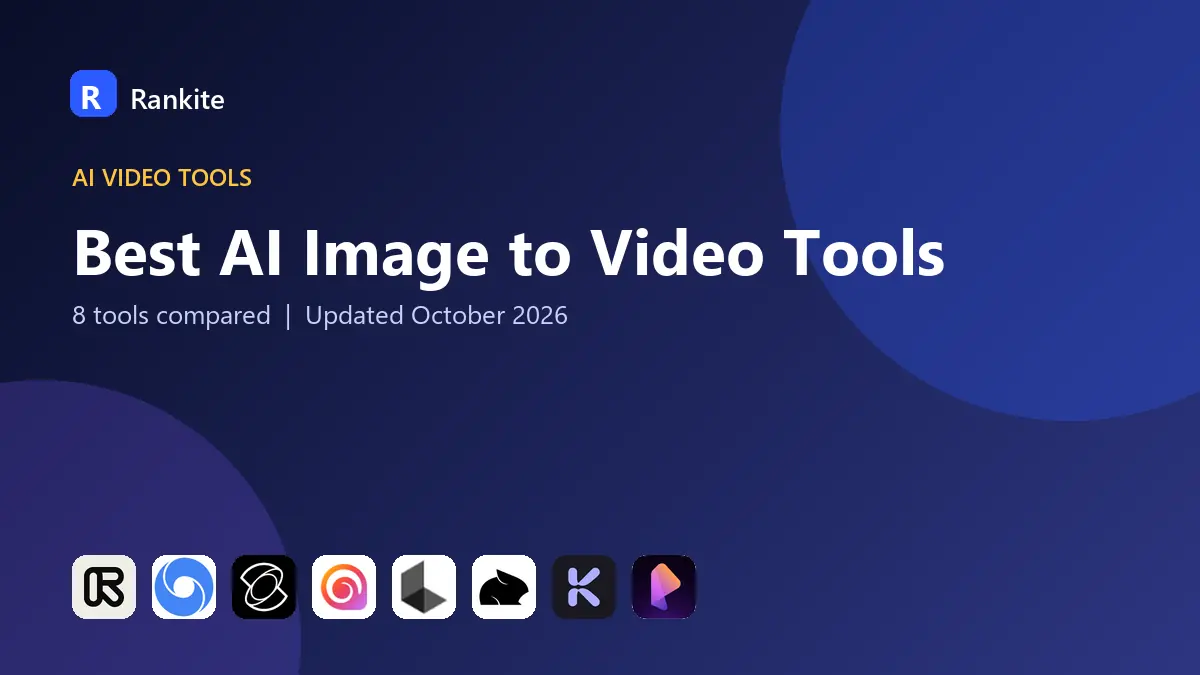 Best AI Image to Video Tools in 2026: 8 Tools Compared