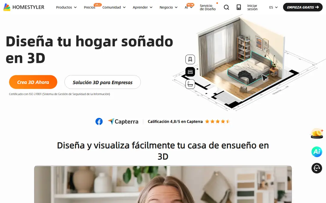 Homestyler homepage