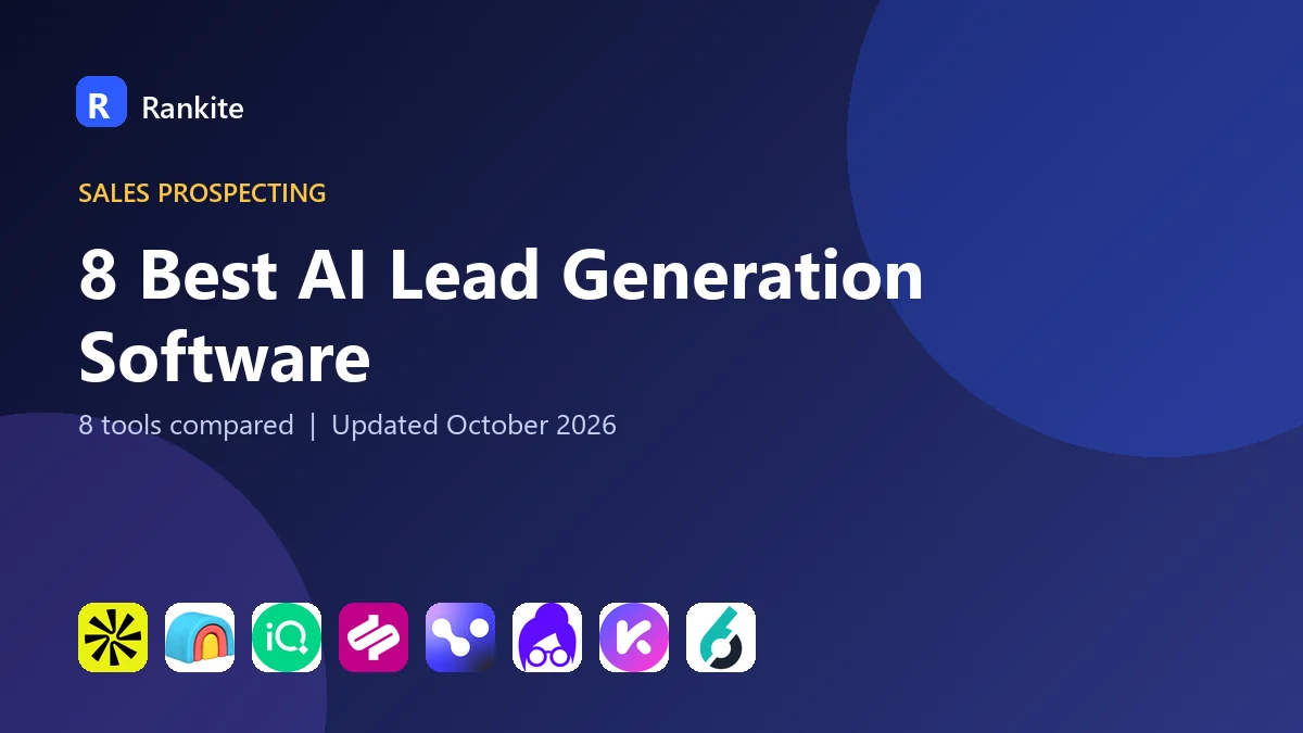 8 Best AI Lead Generation Software: 8 Tools Compared
