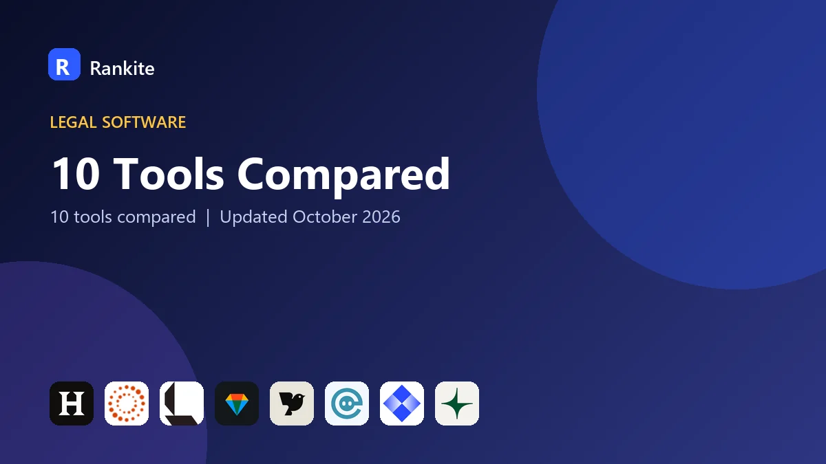 10 Tools Compared: Best AI Legal Assistant Software for 2026