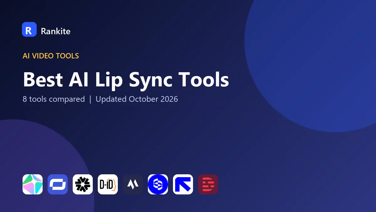 Best AI Lip Sync Tools in 2026: 8 Tools Compared
