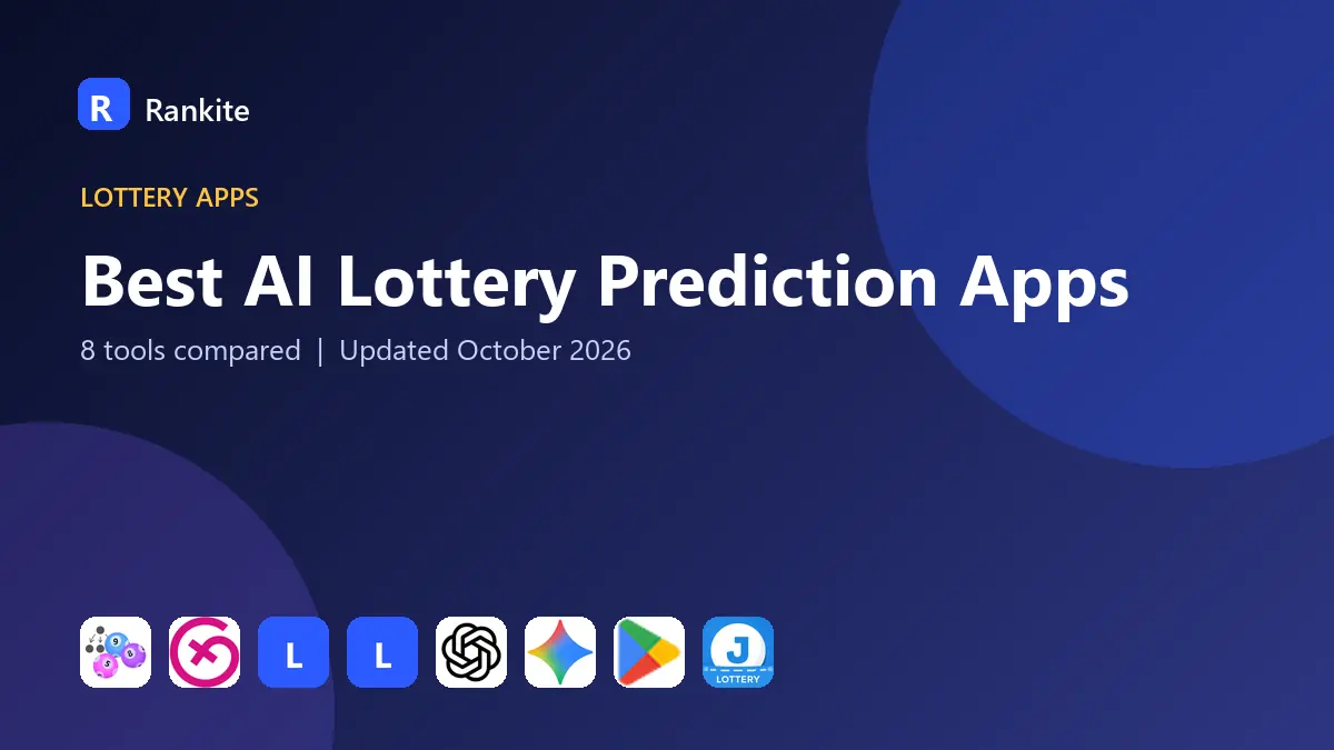 Best AI Lottery Prediction Apps in 2026: 8 Tools Compared