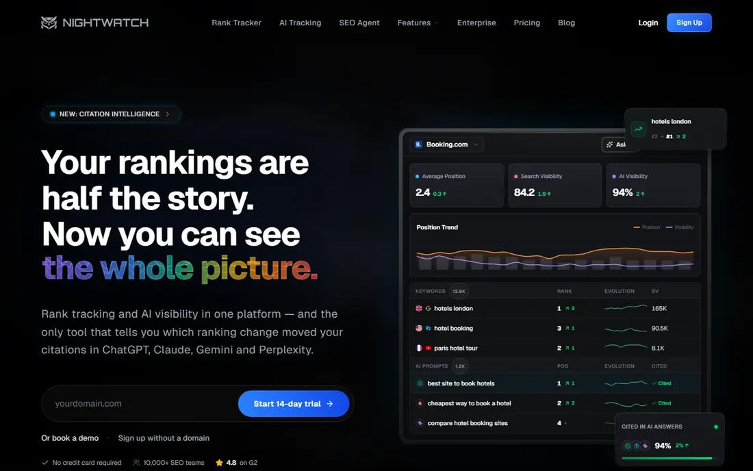 Nightwatch homepage