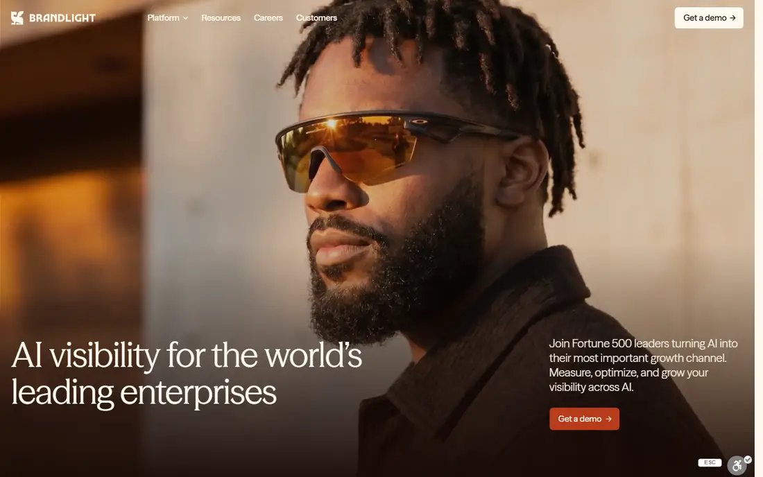 Brandlight homepage