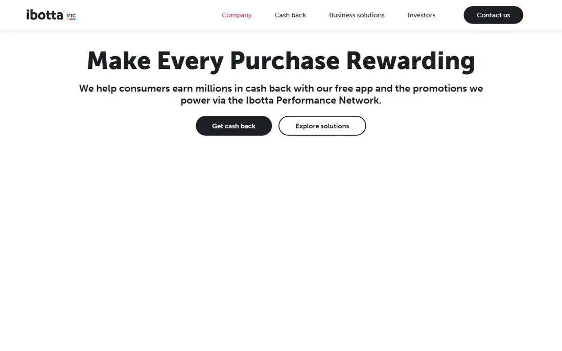 Ibotta homepage