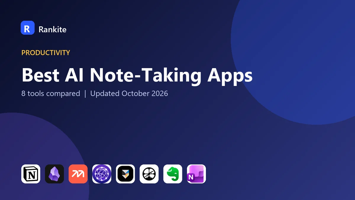 Best AI Note-Taking Apps in 2026: 8 Tools Compared