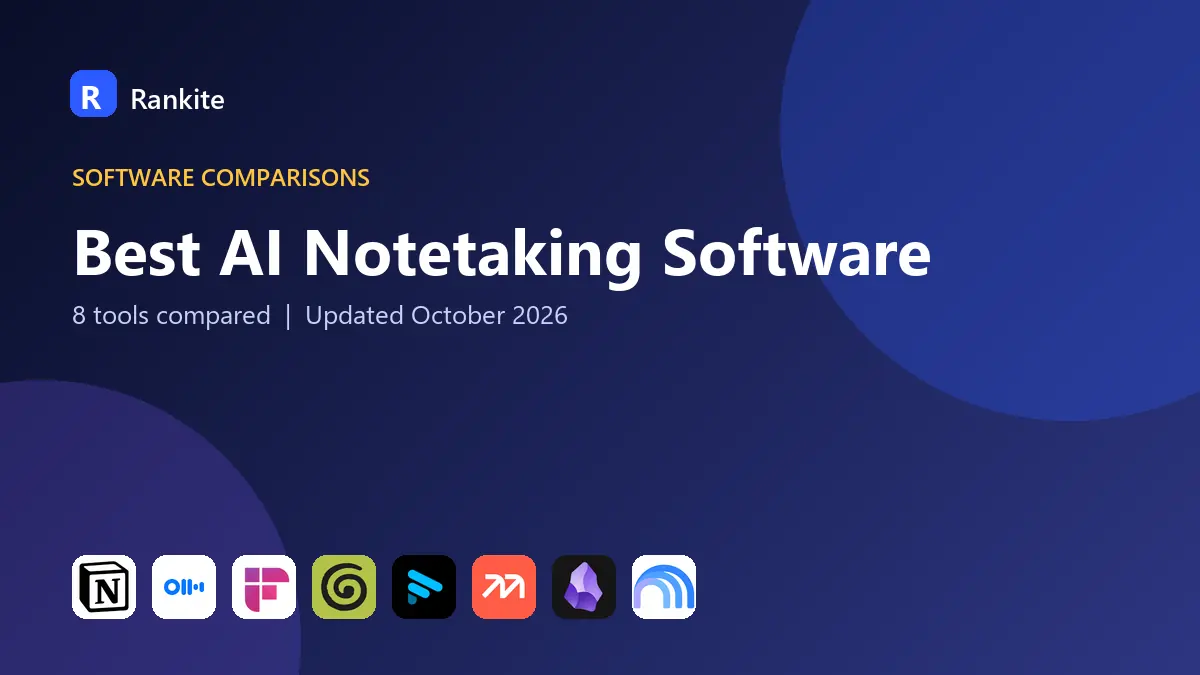 Best AI Notetaking Software in 2026: 8 Tools Compared