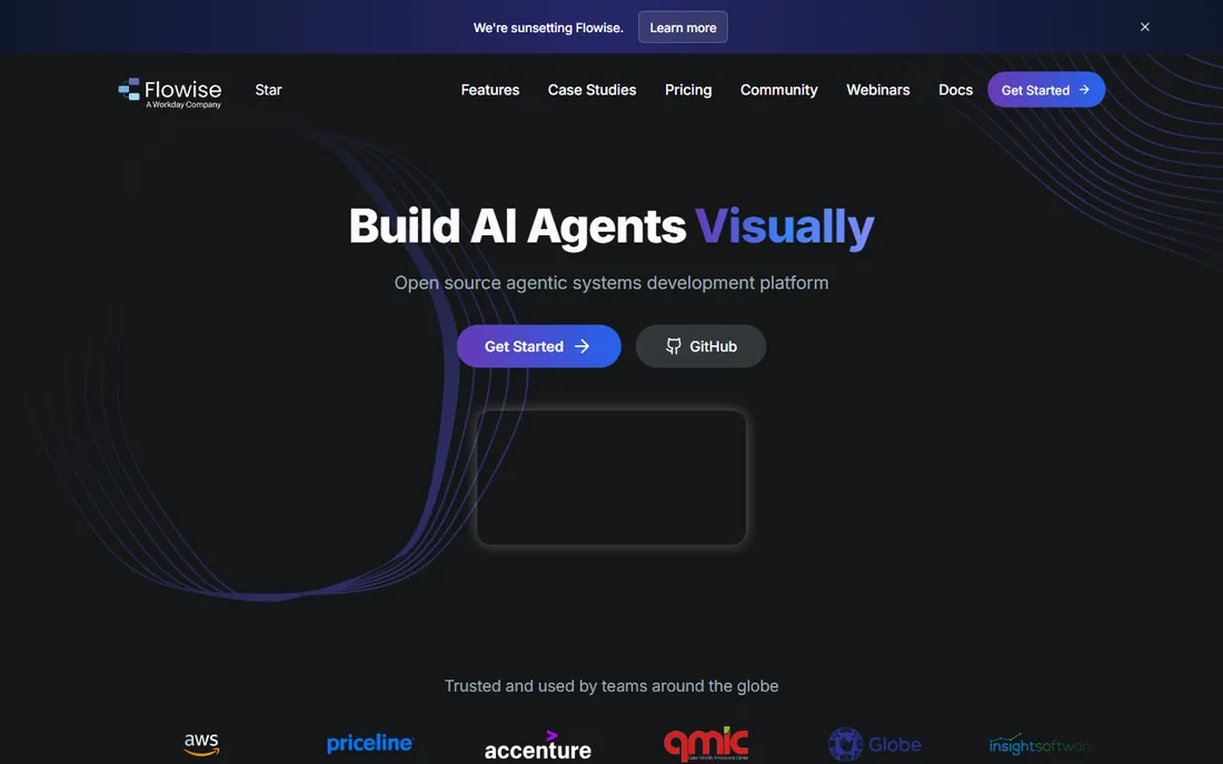 Flowise homepage