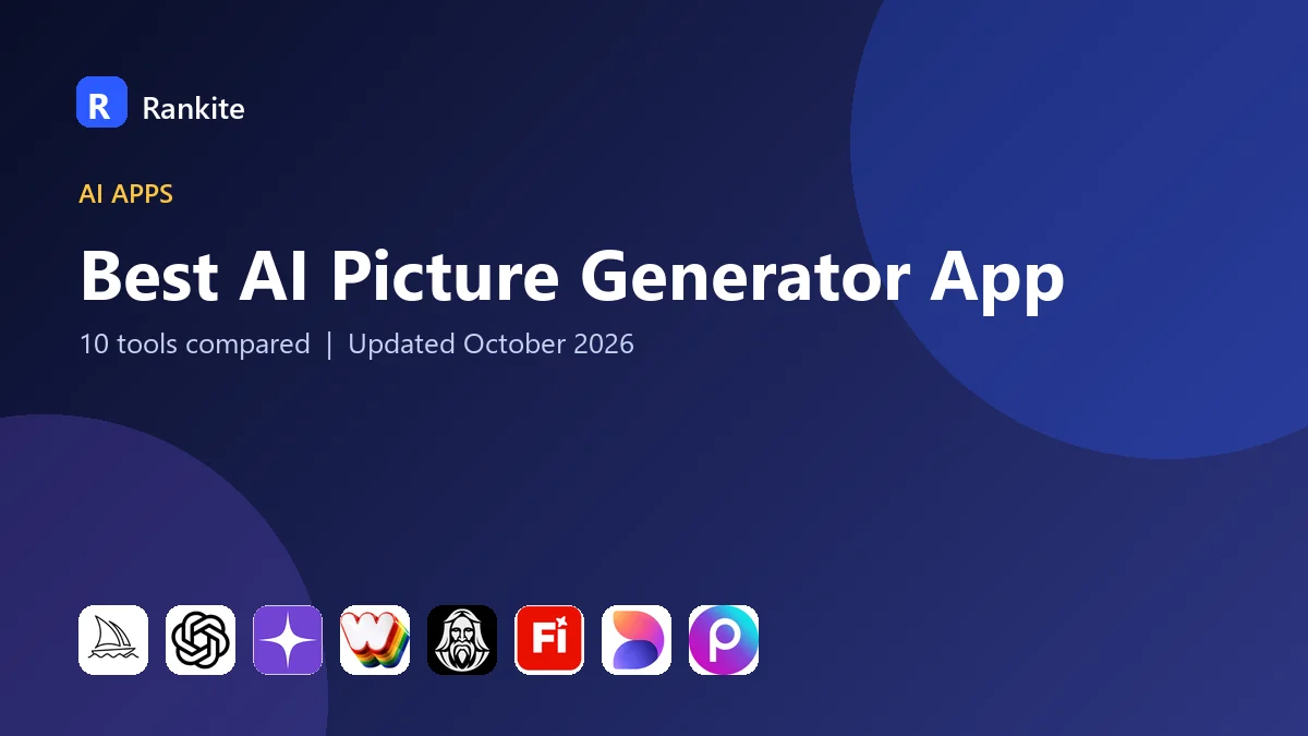 Best AI Picture Generator App in 2026: 10 Apps Compared