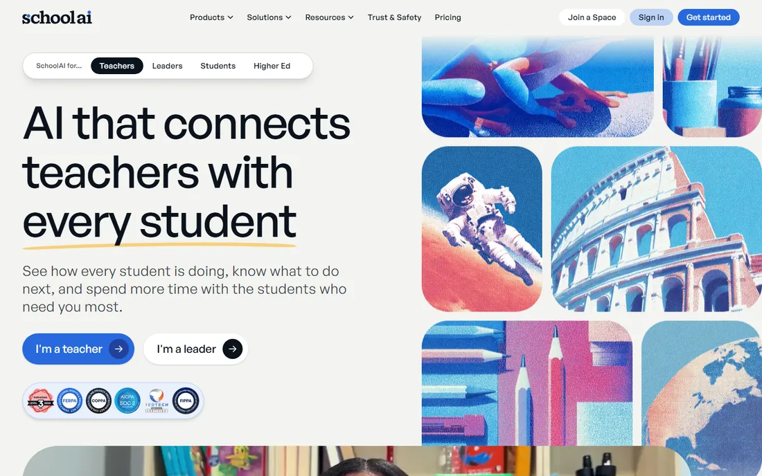 SchoolAI homepage