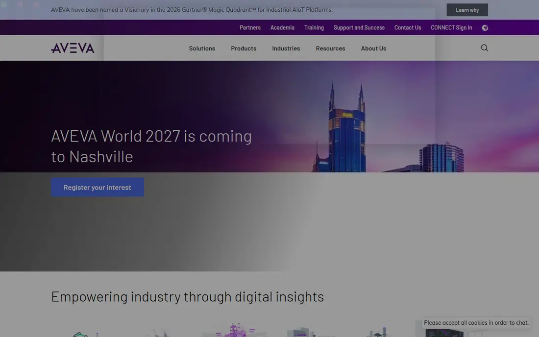 AVEVA homepage