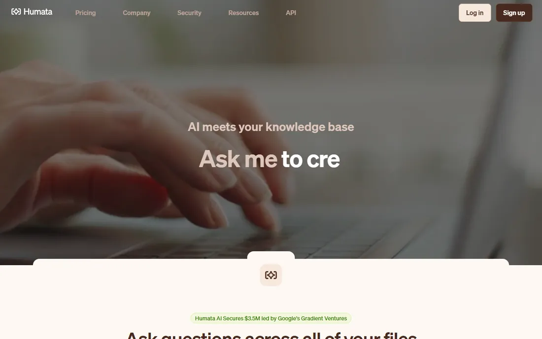 Humata homepage