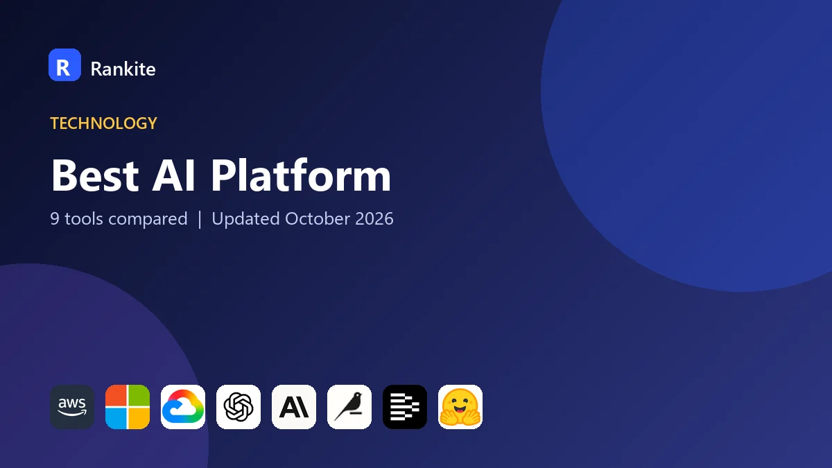 Best AI Platform in 2026: 9 Tools Compared