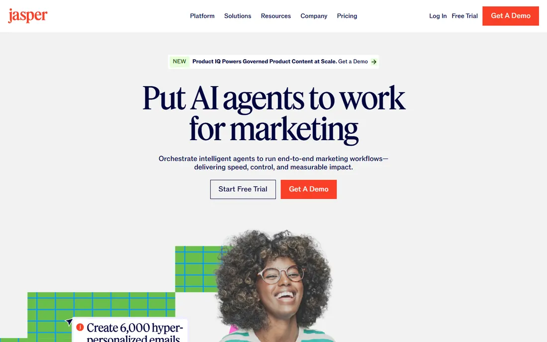 Jasper homepage