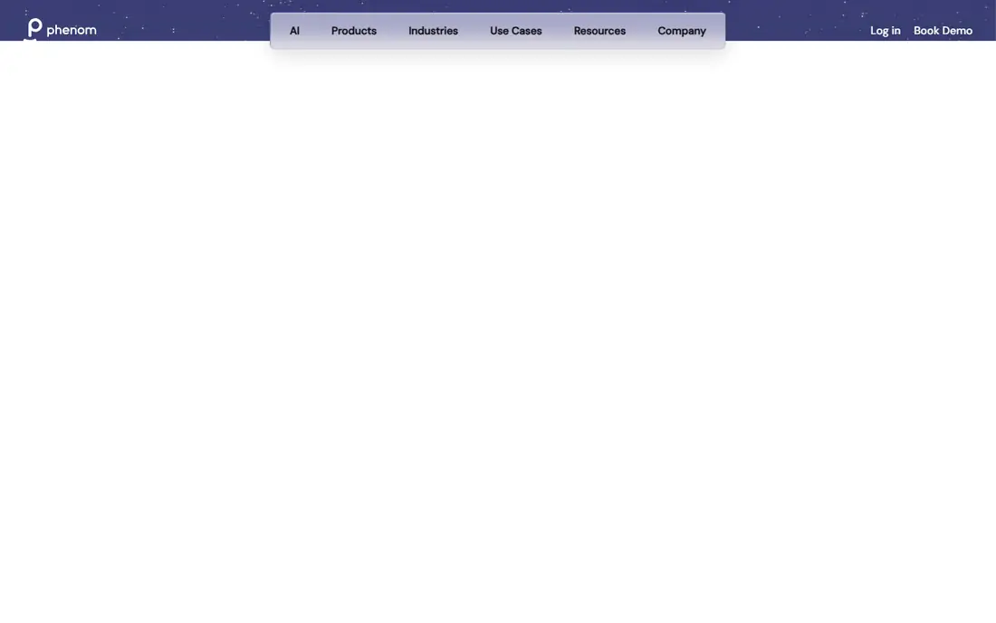 Phenom homepage