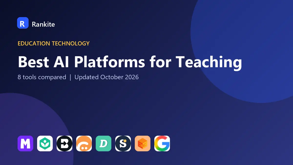 Best AI Platforms for Teaching in 2026: 8 Tools Compared