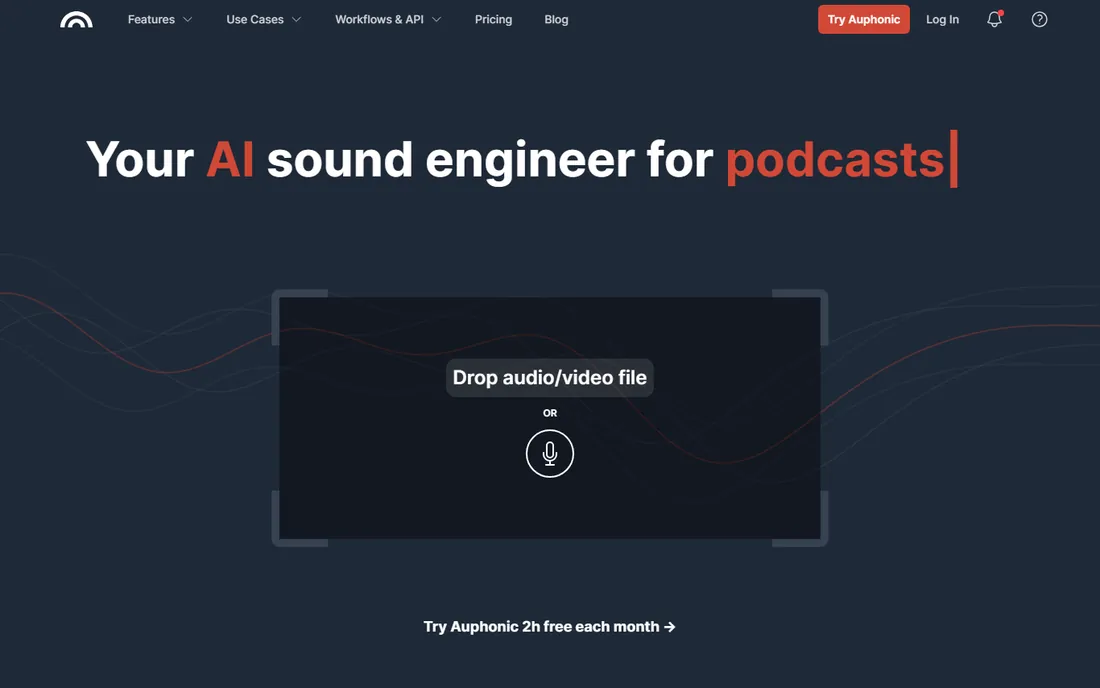 Auphonic homepage