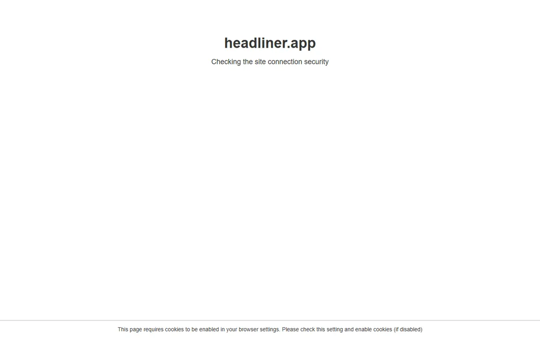Headliner homepage