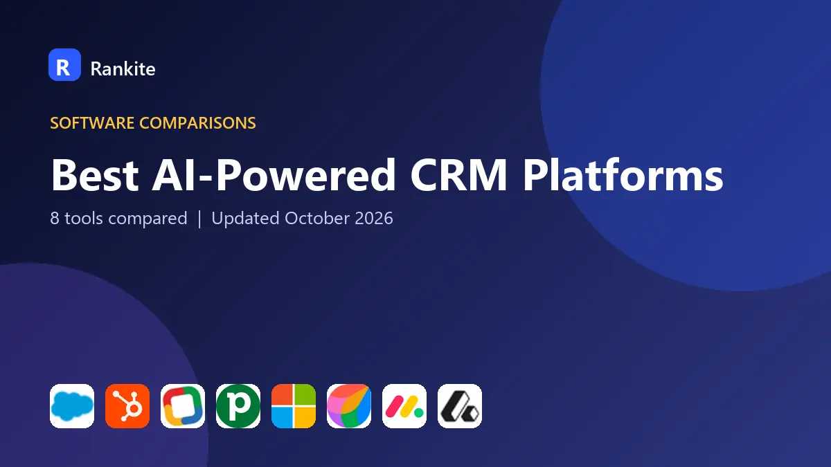 Best AI-Powered CRM Platforms in 2026: 8 Tools Compared