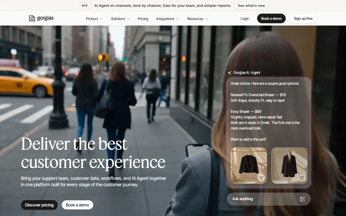 Gorgias homepage