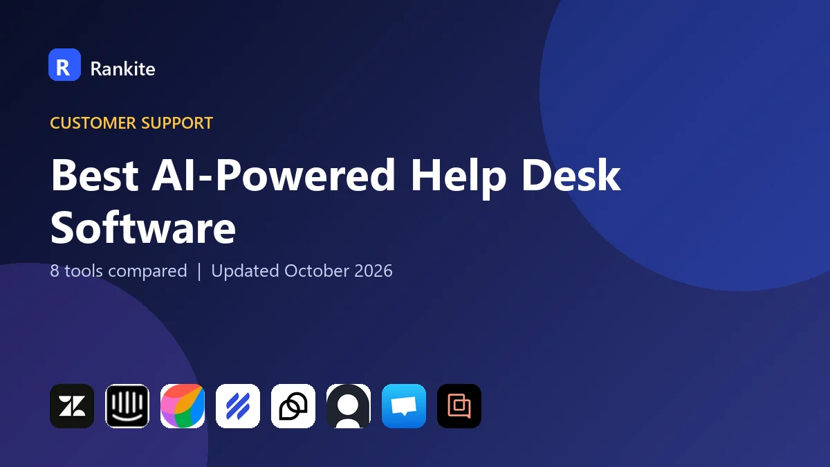 Best AI-Powered Help Desk Software in 2026: 8 Tools Compared