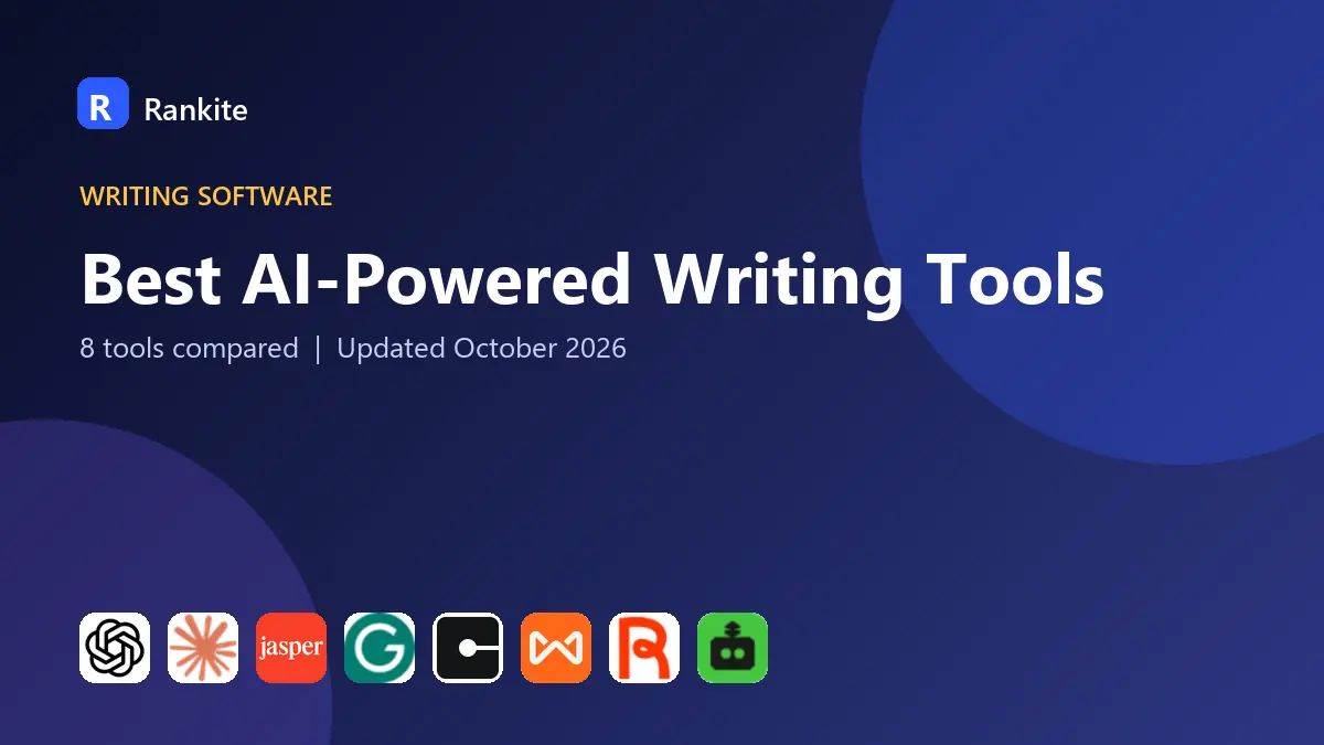 Best AI-Powered Writing Tools in 2026: 8 Tools Compared