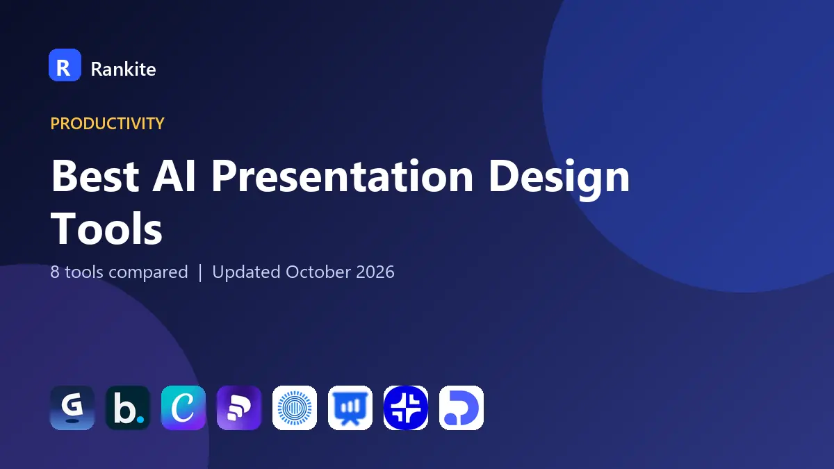 Best AI Presentation Design Tools in 2026: 8 Tools Compared