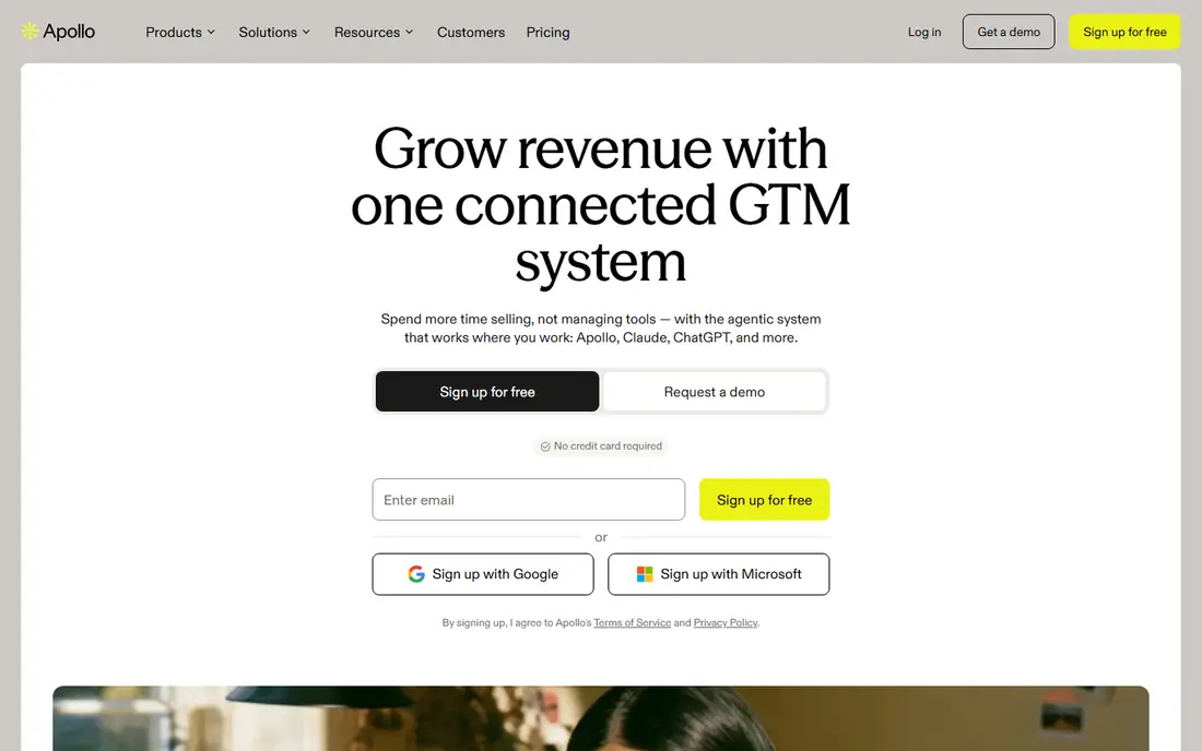 Apollo homepage