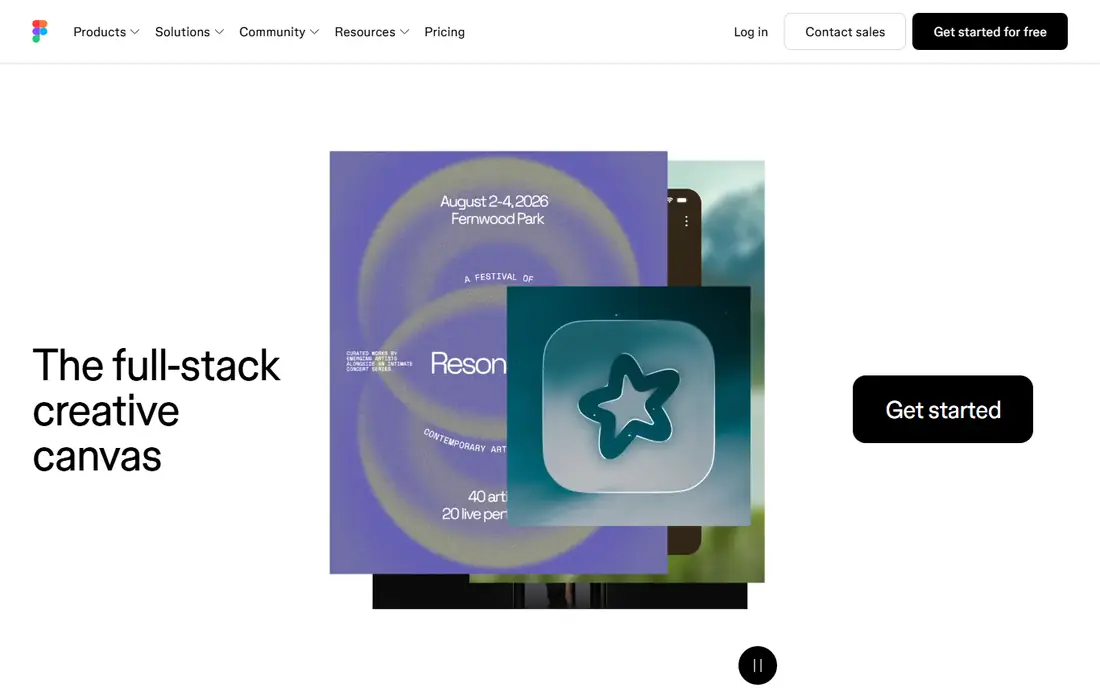 Figma Make homepage