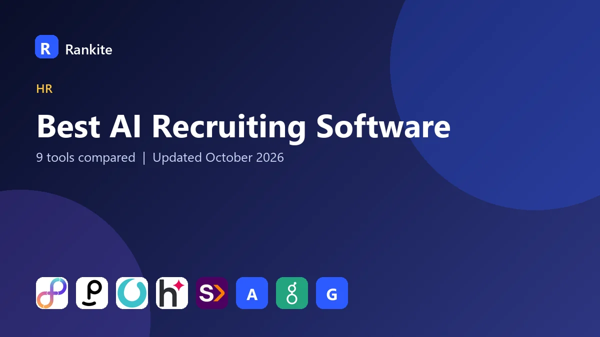 Best AI Recruiting Software in 2026: 9 Tools Compared