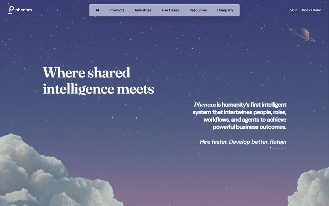 Phenom homepage