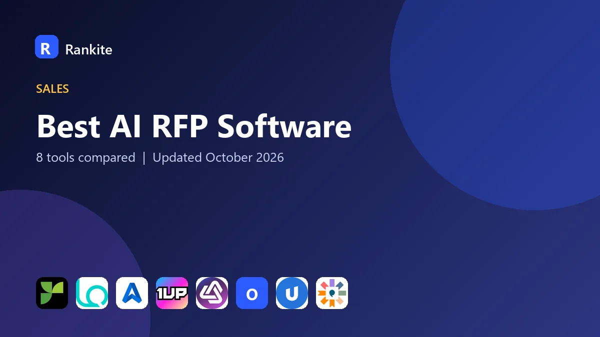 Best AI RFP Software in 2026: 8 Tools Compared