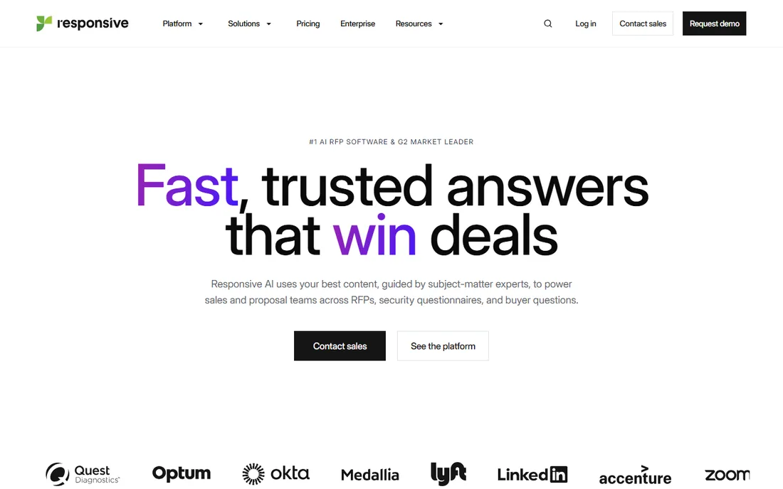 Responsive homepage
