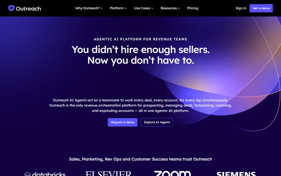 Outreach homepage