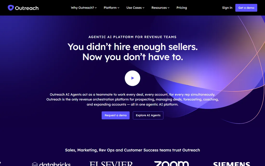 Outreach homepage