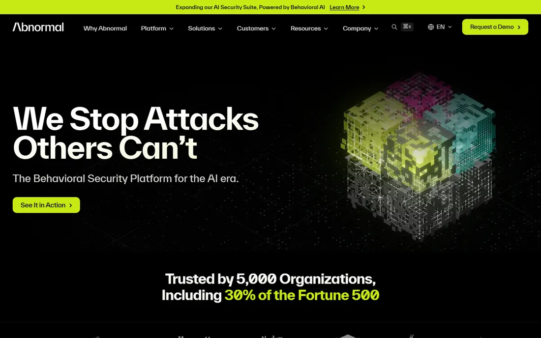 Abnormal AI homepage
