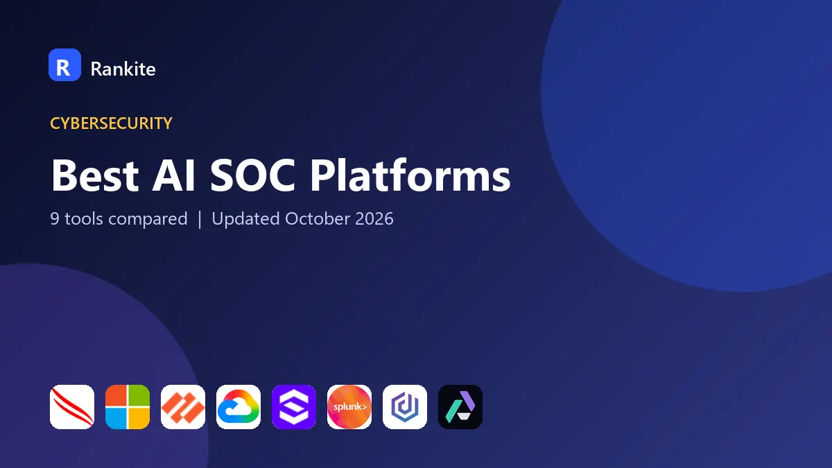 Best AI SOC Platforms in 2026: 9 Tools Compared